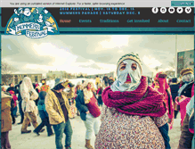 Tablet Screenshot of mummersfestival.ca